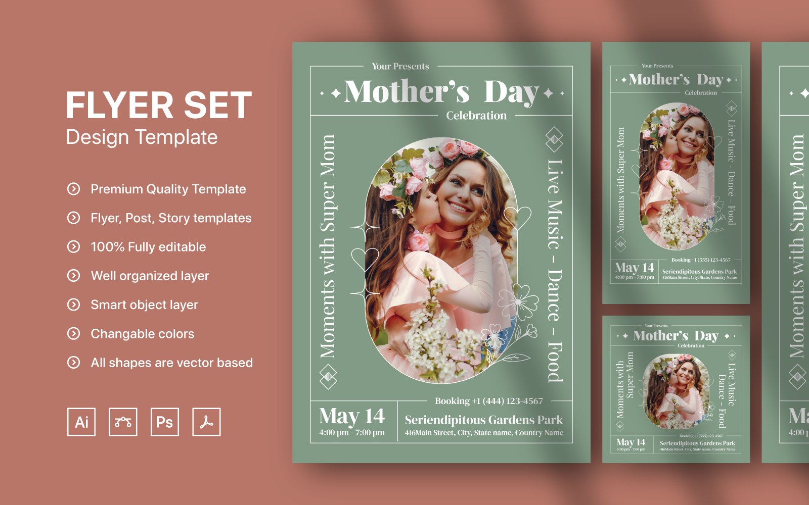 Kit Graphique #331600 Mothers Day Divers Modles Web - Logo template Preview