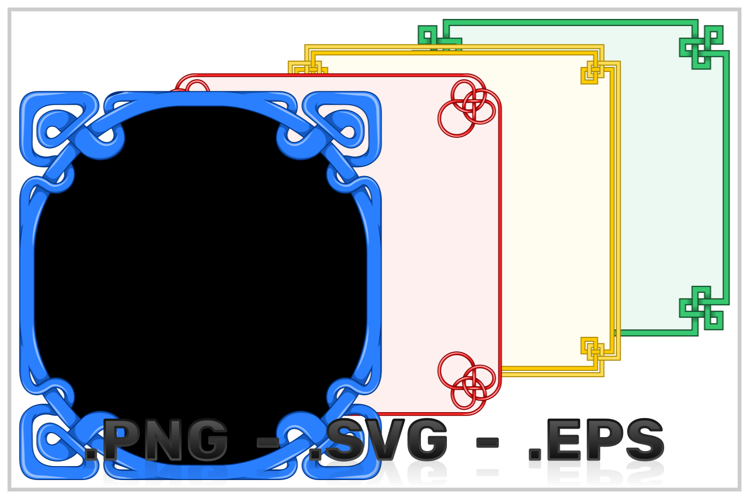 Kit Graphique #331649 Frame Abstrait Divers Modles Web - Logo template Preview