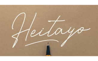Heitayo Signature Font - Heitayo Signature Font