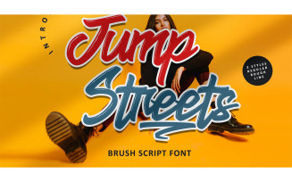 Jump Streets Brush Script Font
