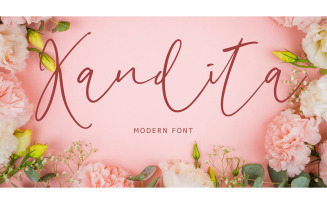 Kandita Modern Font - Kandita Modern Font