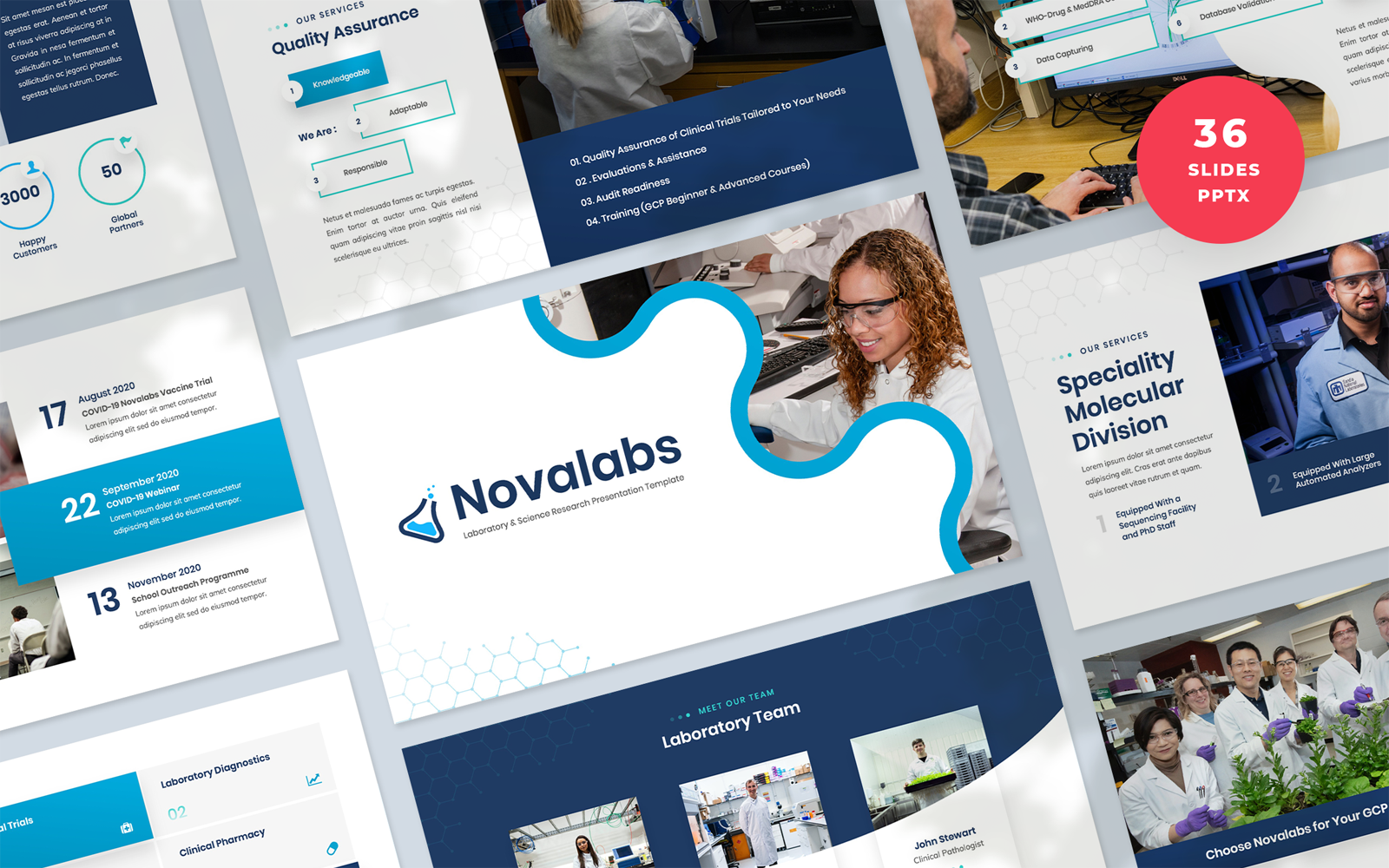 Novalabs - Laboratory and Science Research Presentation Template