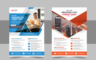 Corporate Business Conference Flyer design template Vector