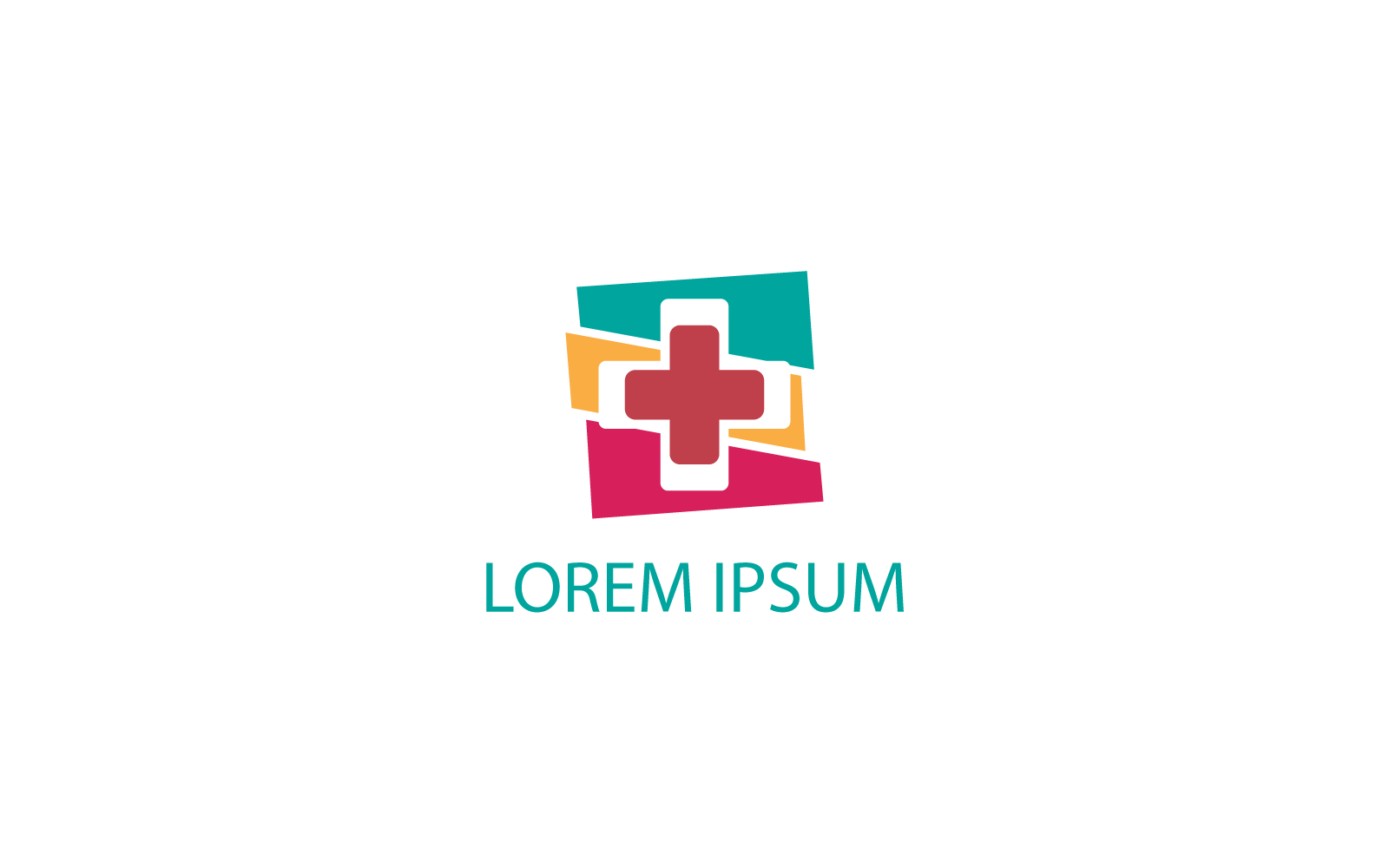Design del logo della salute moderno e minimale