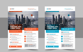 Modern Conference Flyer template layout