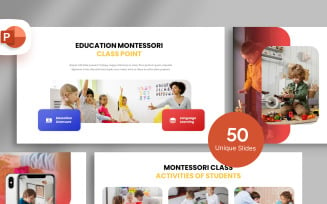 Professional Montessori Class Presentation Template