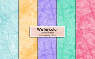 Abstract colorful watercolor paint splatter background
