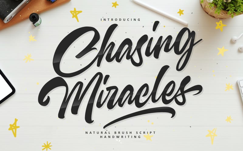 Chasing Miracles -Handwriting Script Font