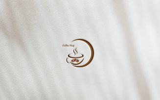 Coffee Shop - A cup of coffee - Logo template