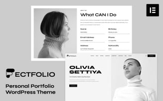 Ectfolio - Personal Portfolio WordPress Theme