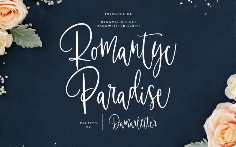 Romantyc Paradise – Bounce Script Font