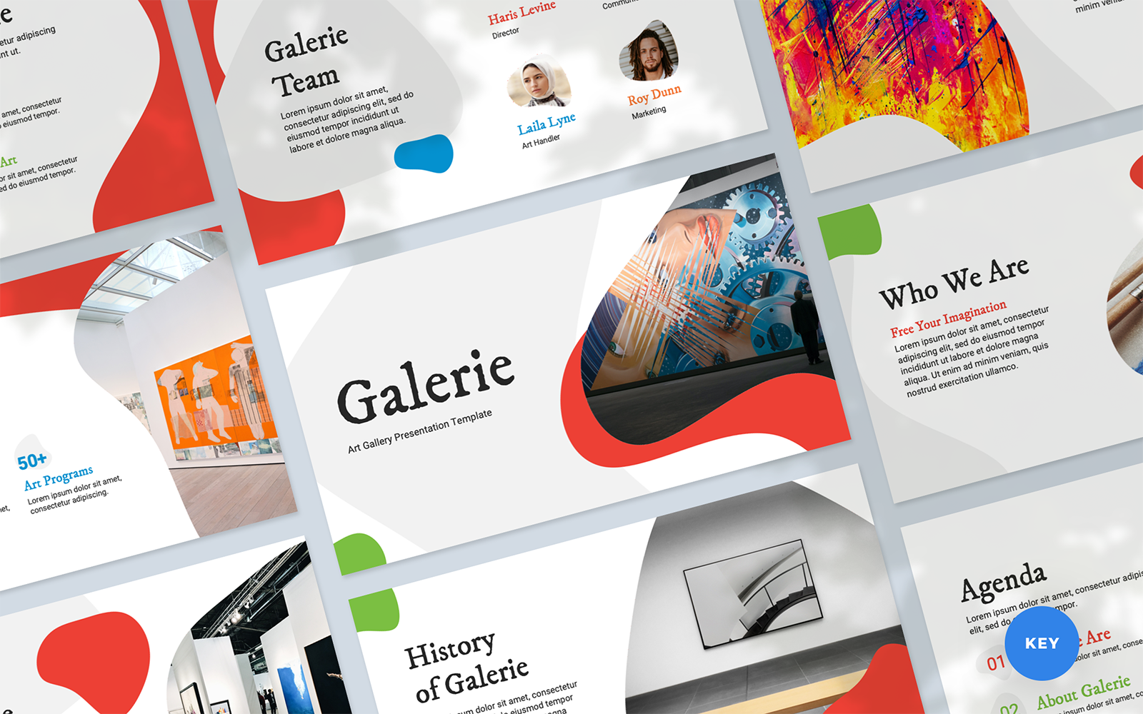 Galerie - Art Gallery Presentation Keynote Template