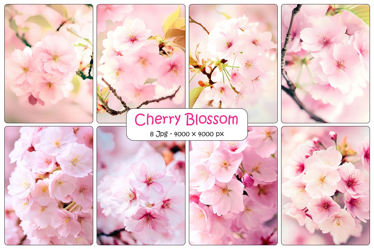 Kit Graphique #331937 Cherry Blossom Divers Modles Web - Logo template Preview