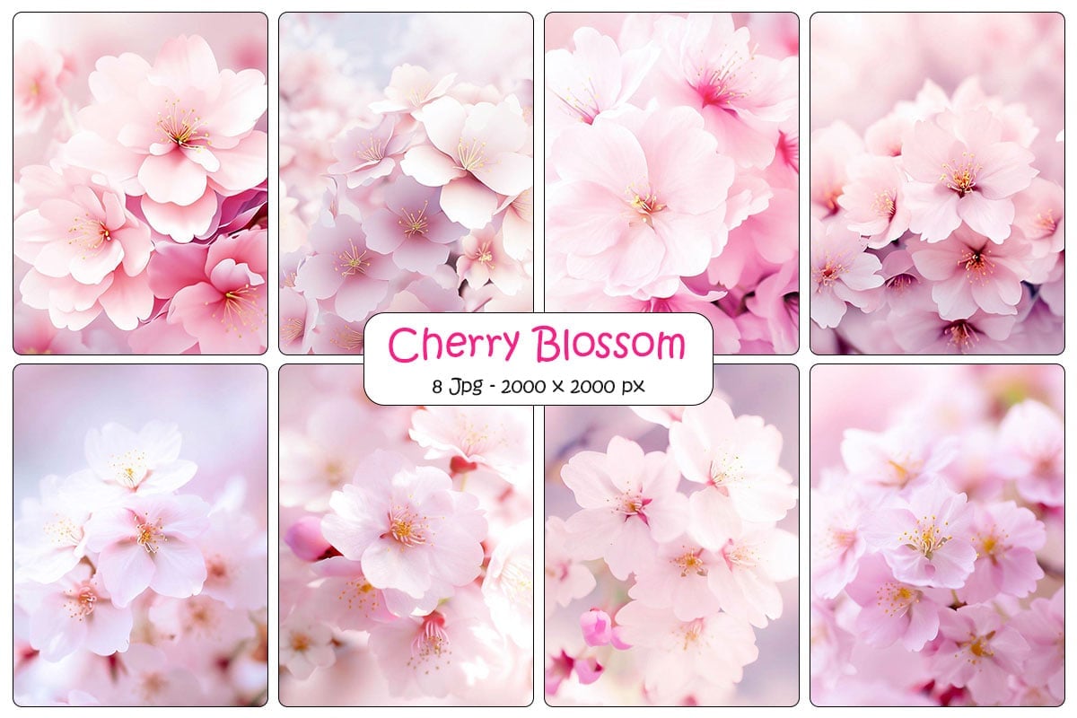 Kit Graphique #331938 Cherry Blossom Divers Modles Web - Logo template Preview