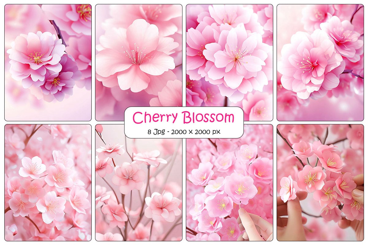 Kit Graphique #331939 Cherry Blossom Divers Modles Web - Logo template Preview
