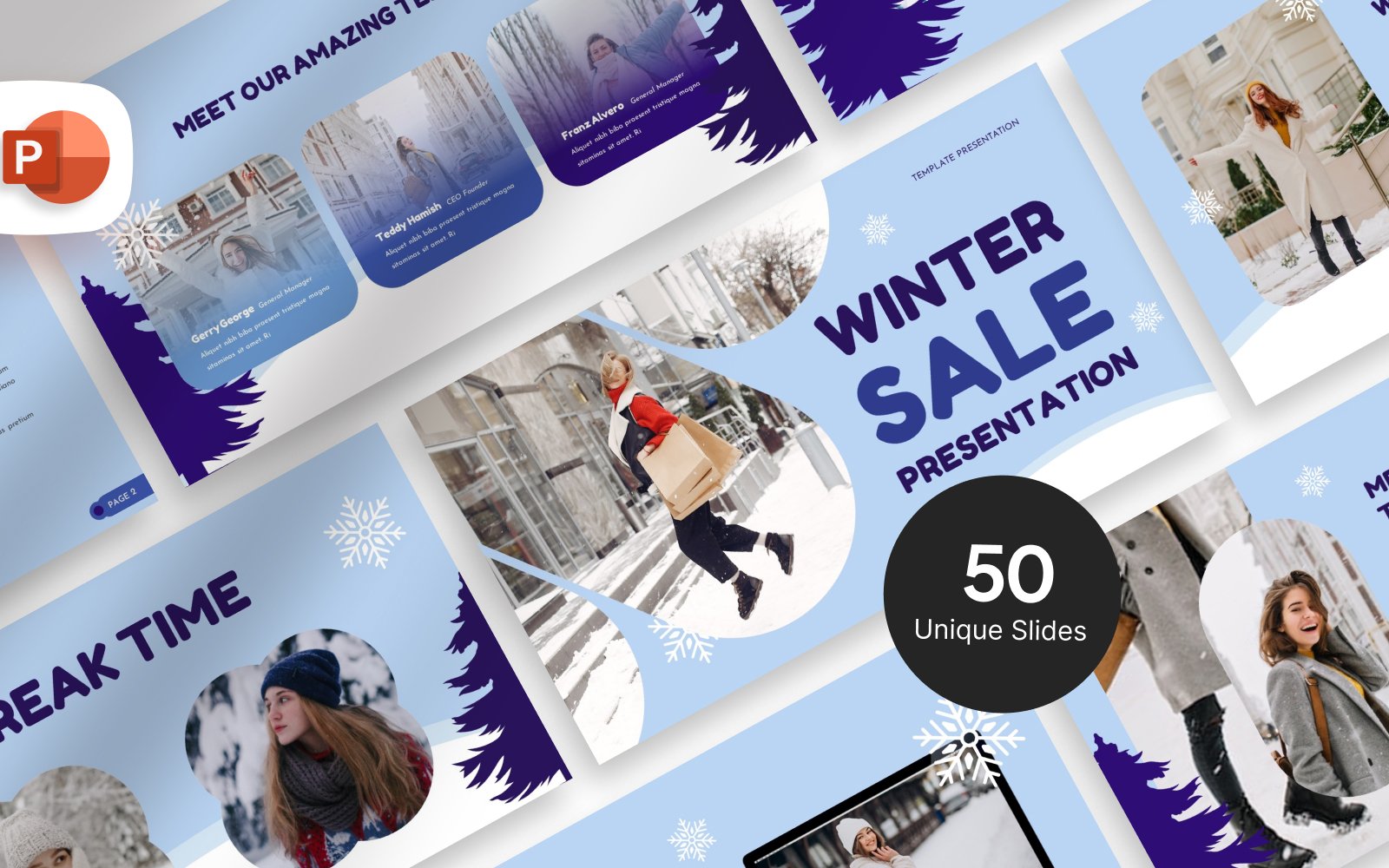 Template #331971 Sale Snowflake Webdesign Template - Logo template Preview