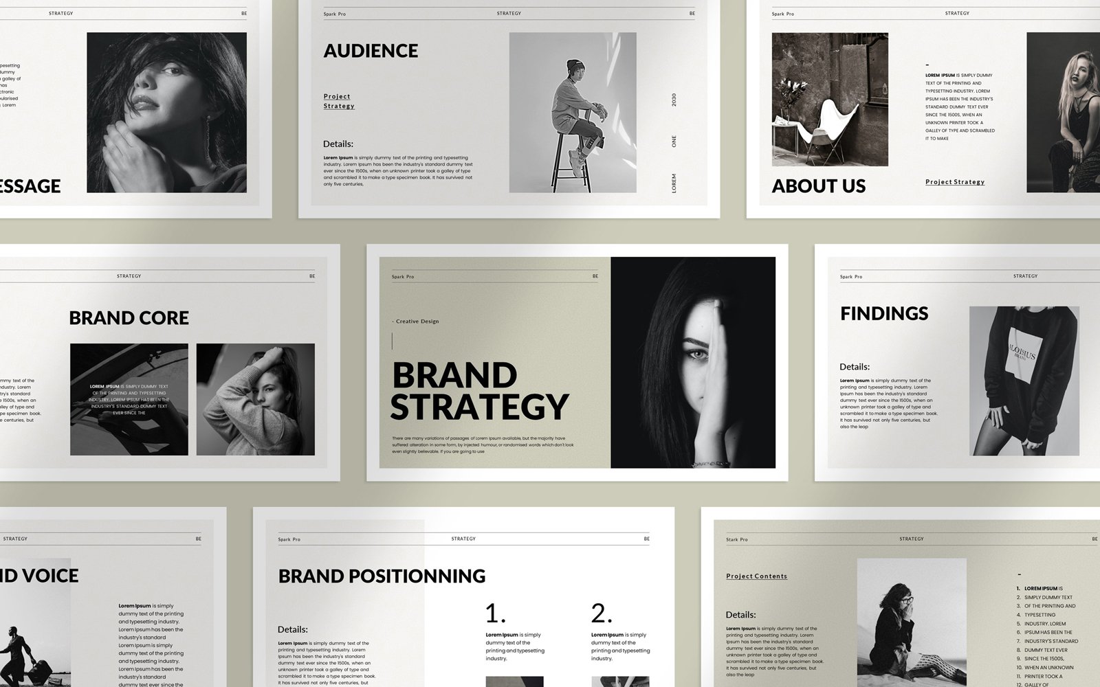 Template #332072 Strategy Presentation Webdesign Template - Logo template Preview