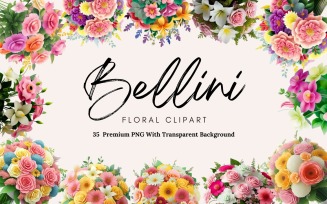 Bellini Floral Premium PNG Clipart