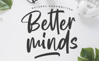 Better Minds – Natural Handwritten