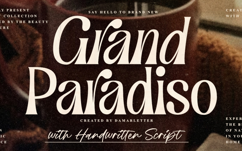 Grand Paradiso – Modern Stylish Font