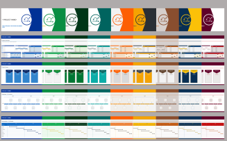 PID - Project Initiation Document - 9 Colour Schemes - 171 Slides
