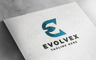 Evolvex Letter E Pro Logo Template