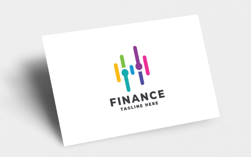 Finance Data Pro Logo Template