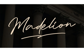 Madelion Signature Font - Madelion Signature Font
