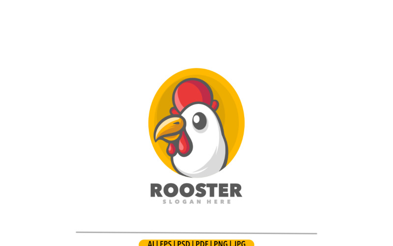 Rooster chicken logo template design Logo Template