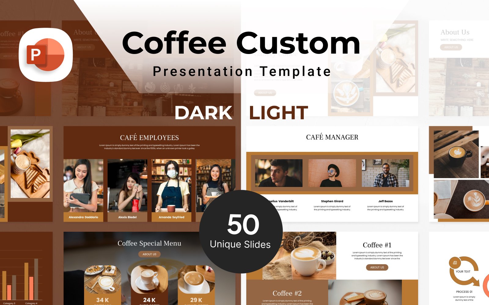 Template #332212 Custom Coffee Webdesign Template - Logo template Preview