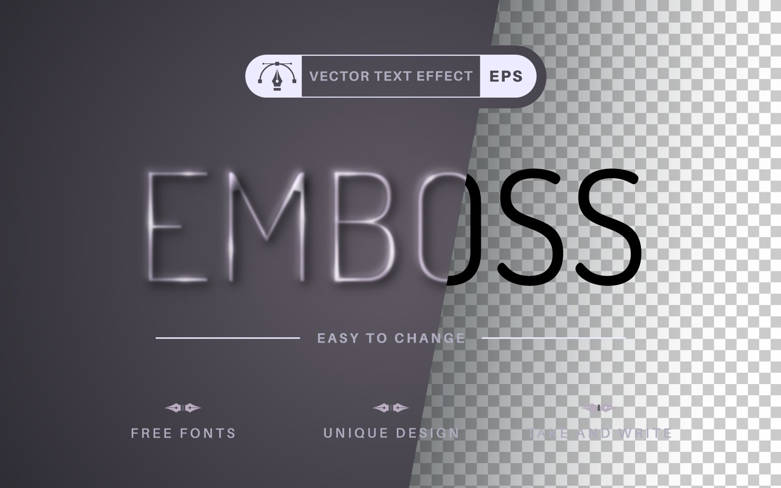 Template #332281 Effect Font Webdesign Template - Logo template Preview