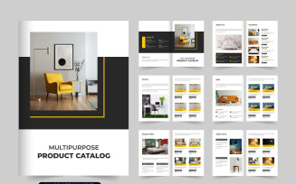 Product catalog and magazine layout