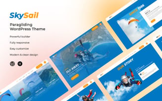 SkySail - Paragliding WordPress Themes for Sport Outdoors Websites