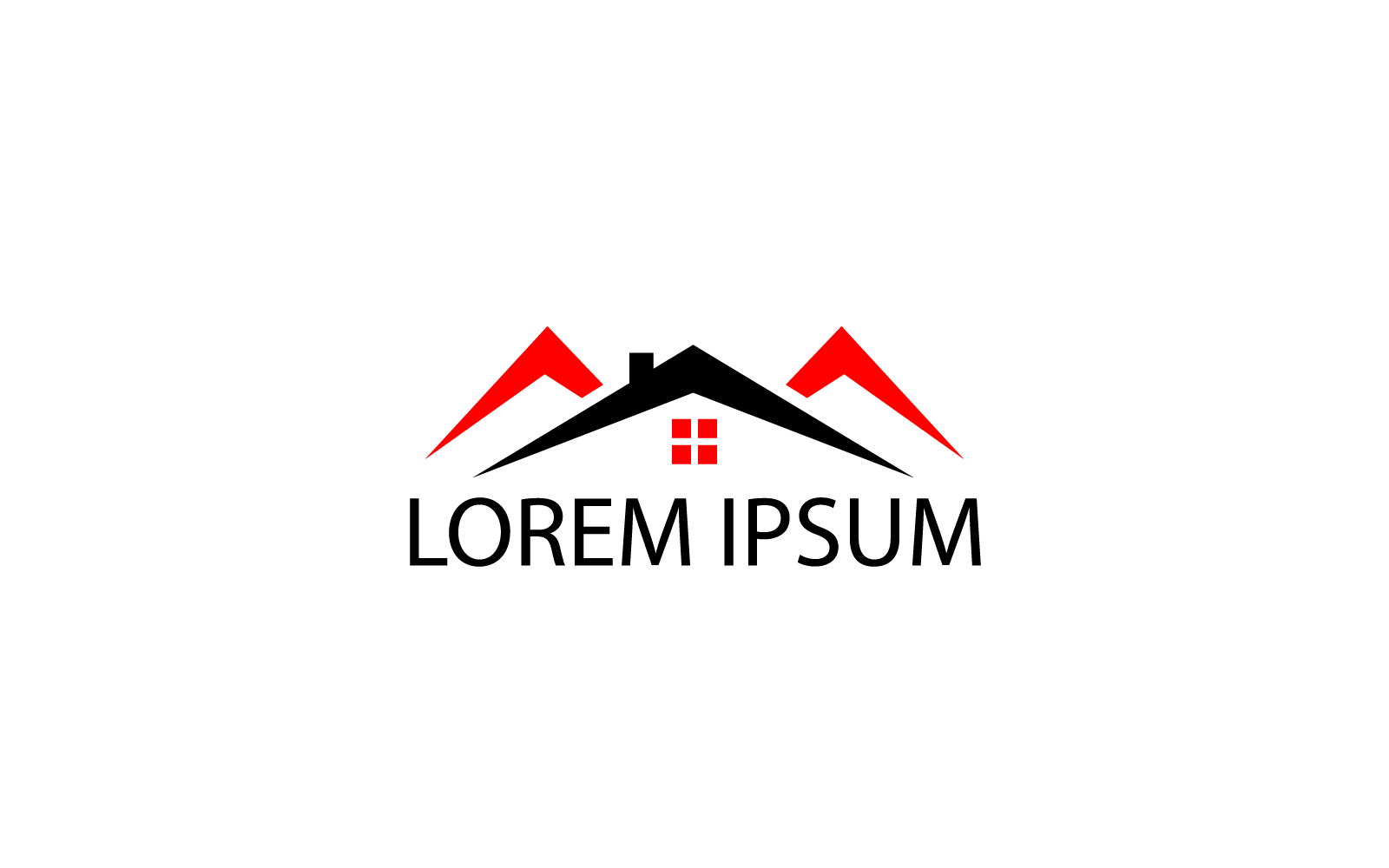Современный дизайн логотипа недвижимости и дома