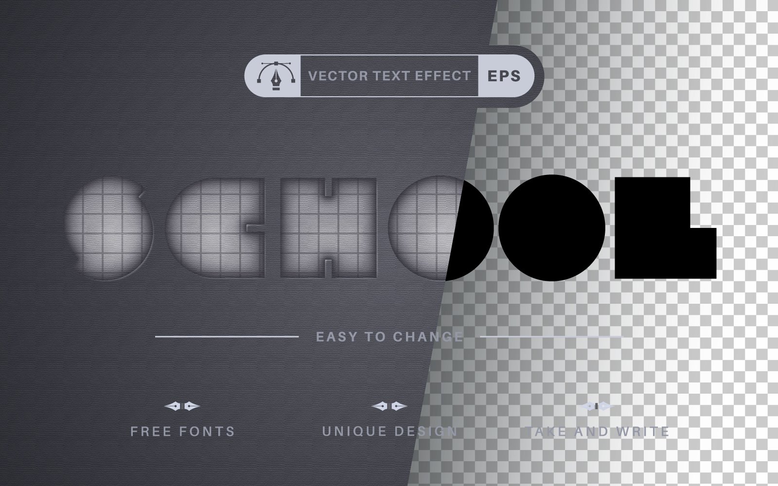 Template #332341 Effect Font Webdesign Template - Logo template Preview