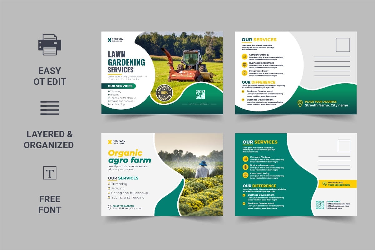 Template #332360 Brochure Agro Webdesign Template - Logo template Preview