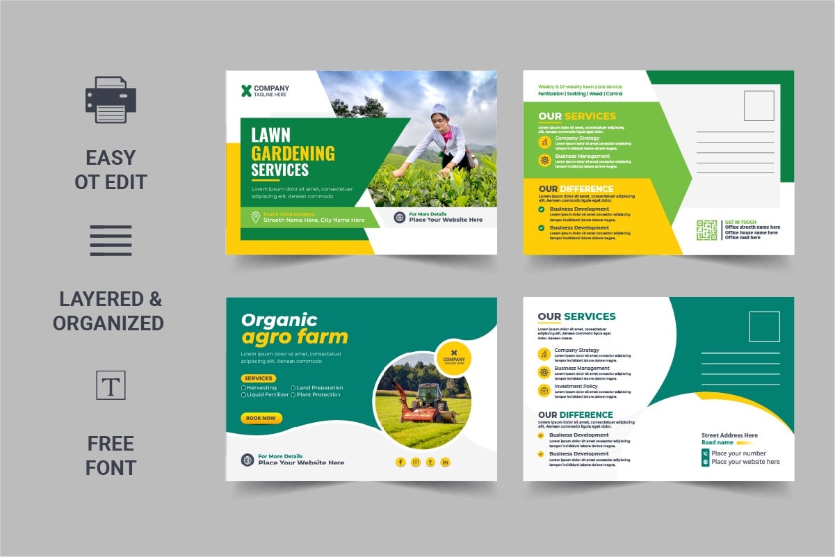 Template #332366 Brochure Agro Webdesign Template - Logo template Preview