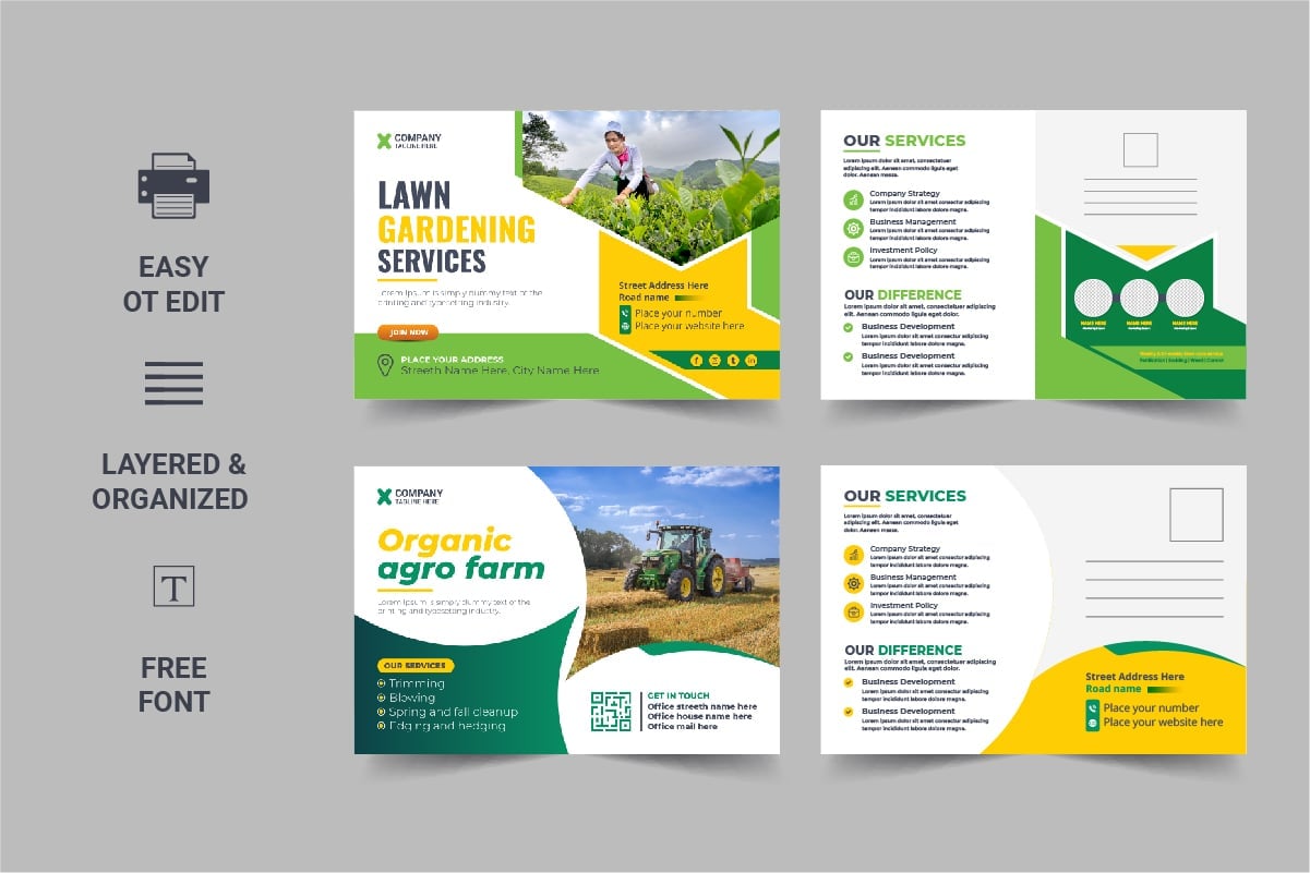 Template #332369 Brochure Agro Webdesign Template - Logo template Preview