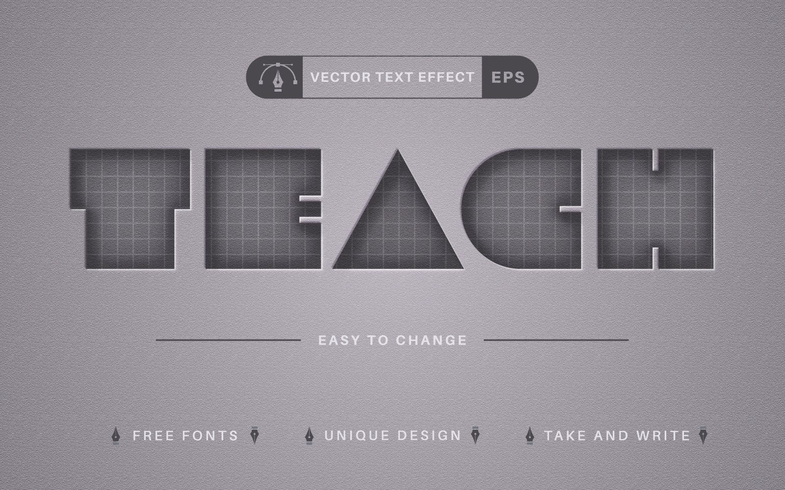 Template #332377 Effect Font Webdesign Template - Logo template Preview