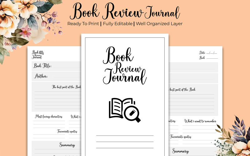 Book Review Journal Kdp Interior Planner
