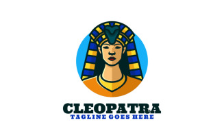 Cleopatra Simple Mascot Logo Style