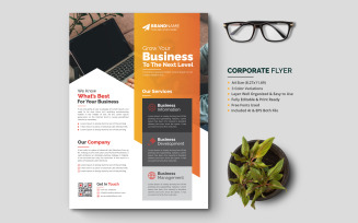 Creative Corporate Business Flyer, Pamphlet, Handout, Leaflet, Publications Template Design