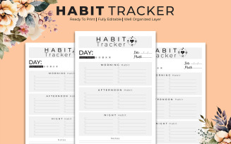 Habit Tracker 365 Days Kdp Interior