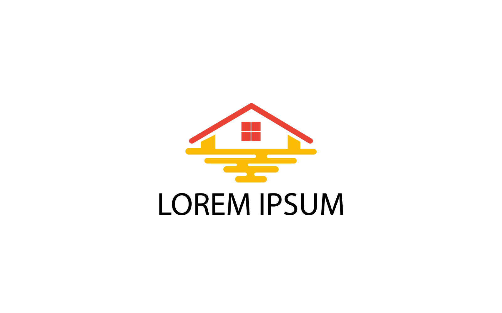Lindo Design de Logotipo de Casa Moderna