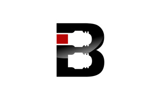 Letter B Industry Logo Template