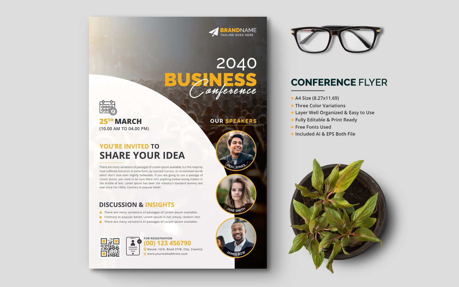 Template #332506 Conference Convention Webdesign Template - Logo template Preview