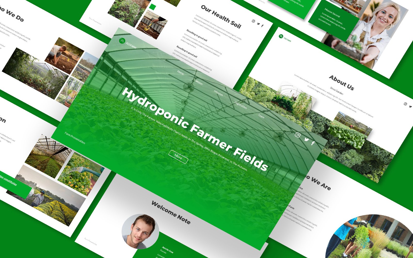 Template #332534 Farming Botanical Webdesign Template - Logo template Preview