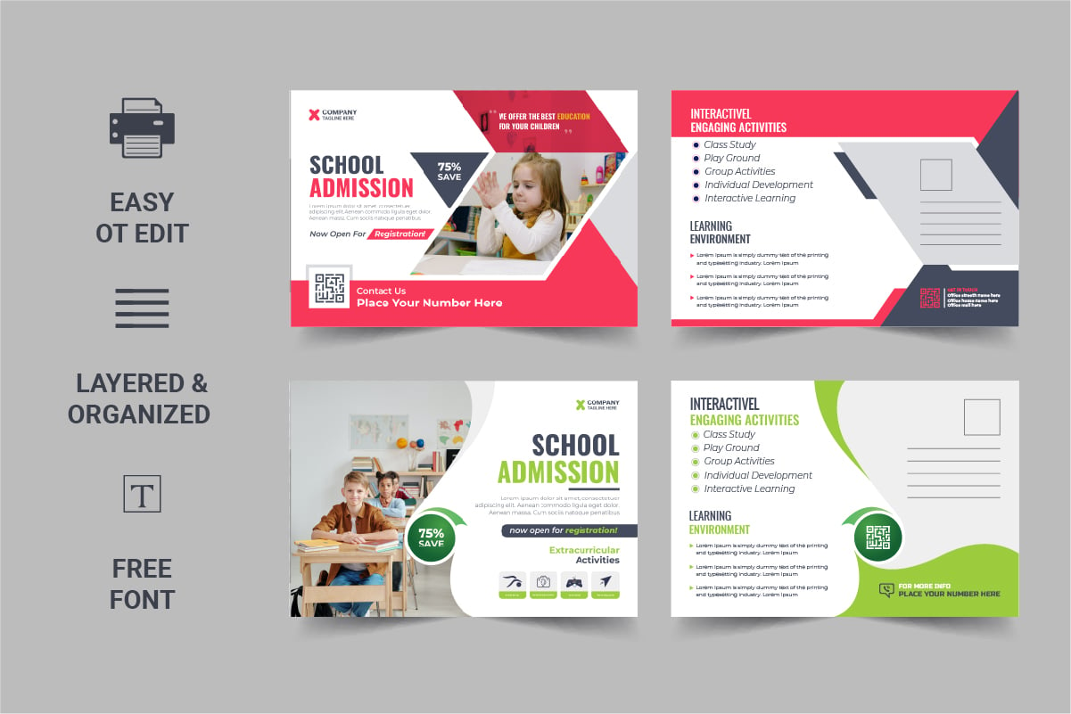 Template #332545 Admission Children Webdesign Template - Logo template Preview