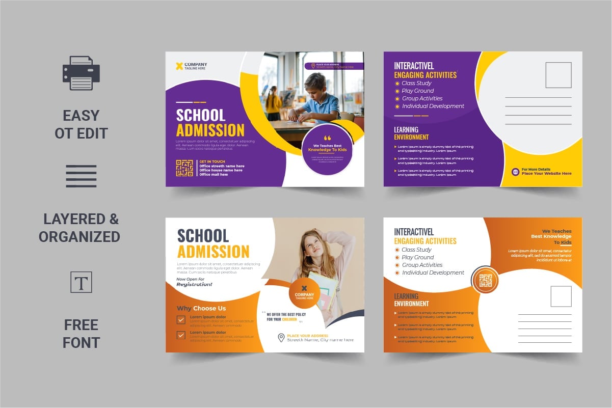 Template #332550 Admission Children Webdesign Template - Logo template Preview