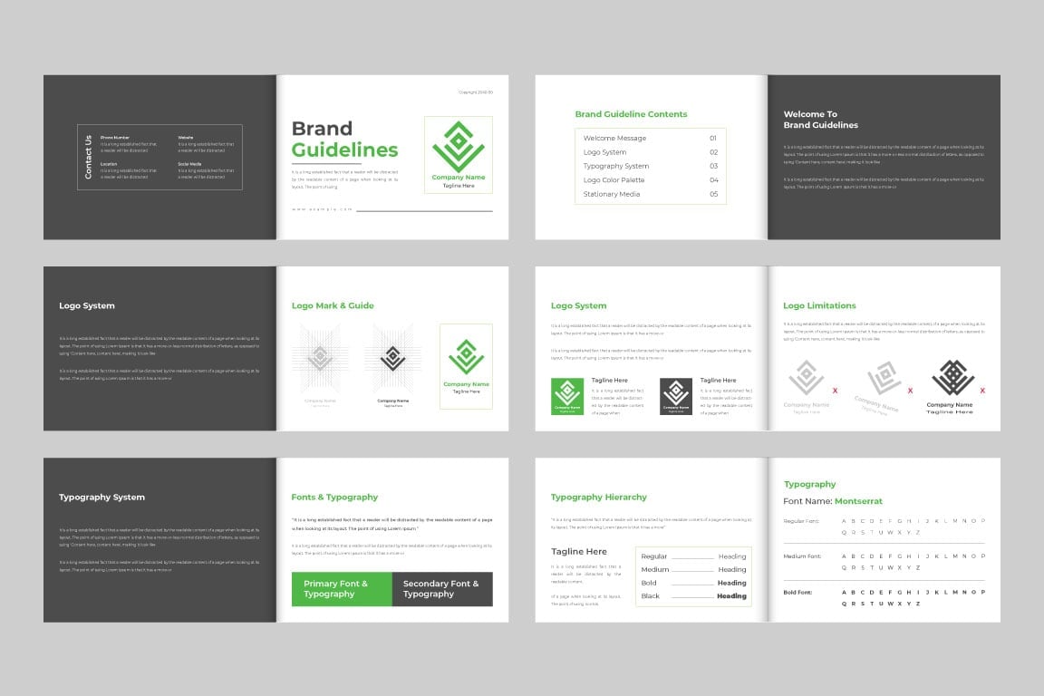 Kit Graphique #332613 Corporate Identity Divers Modles Web - Logo template Preview